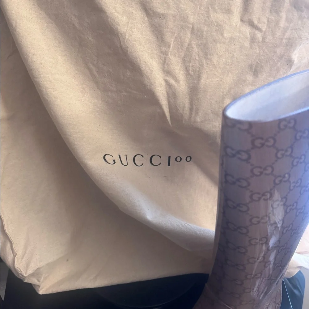 Gucci Monogram Rain Boots EUC - Picture 7 of 8